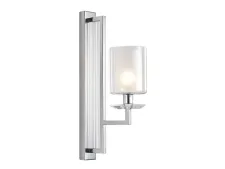 NEWPORT 4400 4401 L/A chrome new , Бра, Long Chrome Clear crystal Clear glass L12*H50*Sp25,5 cm E14 1*