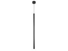 NEWPORT 15000 15105N/S black glossy , Подвесной светильник, Black glossy D2,5*H70/250 cm LED 5W 350Lm 4000K