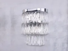 NEWPORT 10120 10123/A , Бра, Chrome Clear crystal L26.5*H33.5*Sp10 cm G9 3*25W