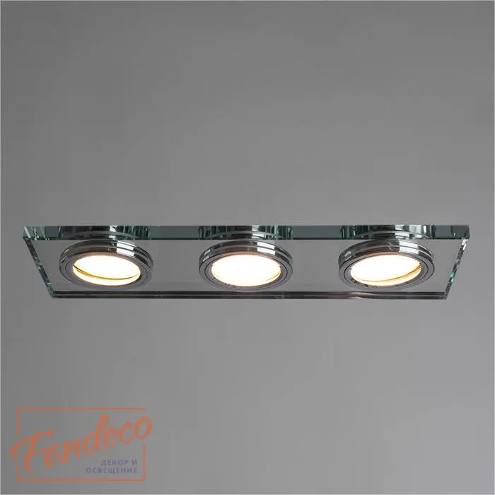 Точечный встраиваемый светильник Arte Lamp SPECCHIO A5956PL-3CC | Дом Декора