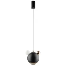 Светильник подвесной Crystal Lux AMIGO SP LED BLACK