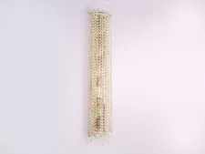 NEWPORT 10900 10906/A gold , Бра, Polished champagne gold Clear crystal L20*H100*Sp10 cm E14 6*40W
