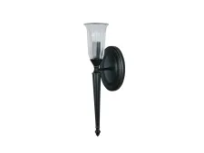 NEWPORT 3710 3712/A black+gold , Бра, Black+gold Clear glass W11,7*H38,5*Sp15 cm E14 1*40W