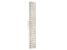 NEWPORT 8240 8244N/A , Бра, Chrome Clear crystal L7,6*H51*Sp5,5 cm LED 13W 1300Lm 3100-4000K
