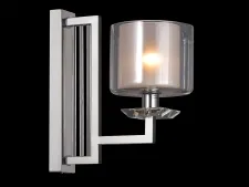 NEWPORT 4400 4401/A chrome , Бра, Chrome Clear crystal Clear glass L15*H30*Sp27 cm E14 1*40W