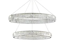 NEWPORT 8240 Потолочная чашка 8240 D25 2 вертик.кольца chrome , Chrome D25*H4 cm