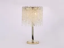 NEWPORT 10900 10903/T gold , Настольная лампа, Polished champagne gold Clear crystal D30*H50 cm G9 3*40W