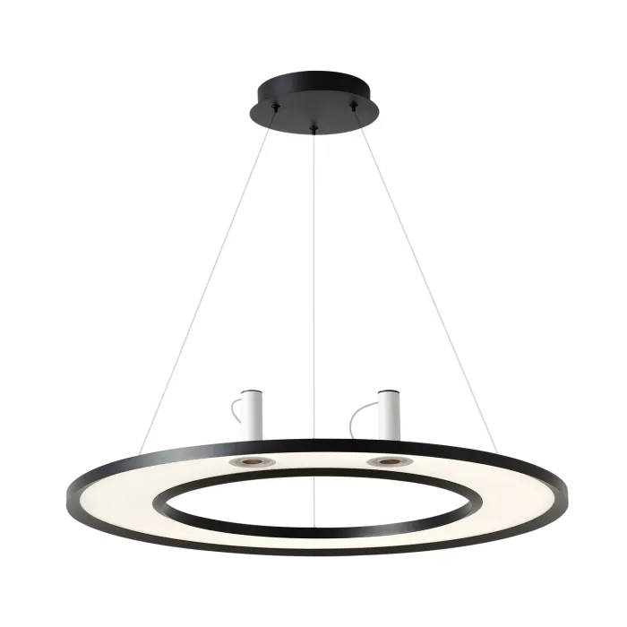 Светильник подвесной Crystal Lux CONTOUR SP50W LED BLACK | Дом Декора