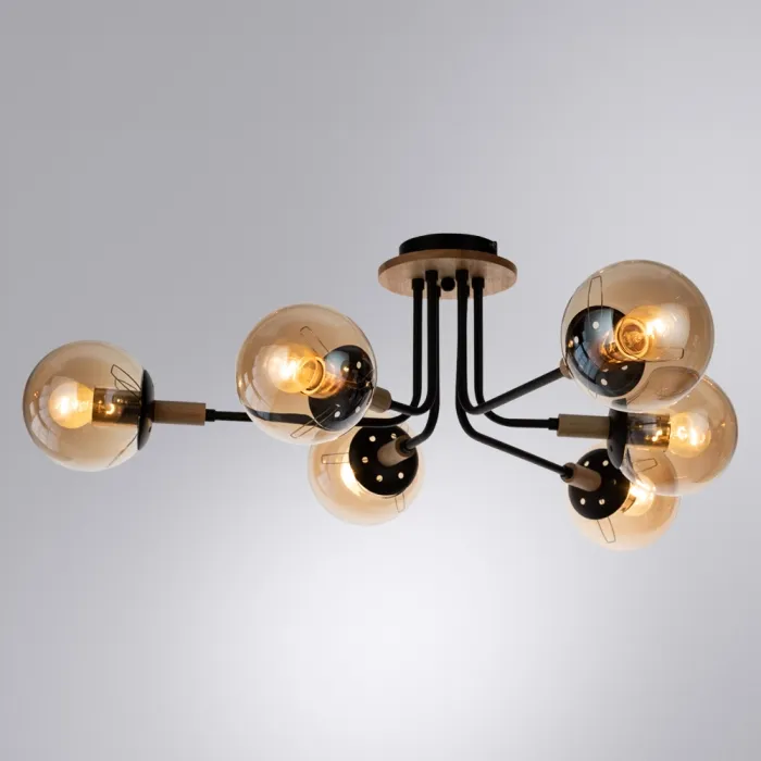 Потолочная люстра Arte Lamp OXFORD A2716PL-6BK | Дом Декора