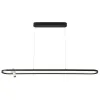 Светильник подвесной Crystal Lux CONTOUR SP45W LED BLACK | Дом Декора