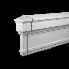 Фасадная лепнина торцевой элемент 4.81.032 Европласт