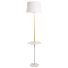 Торшер со столиком Arte Lamp CONNOR A2102PN-1WH