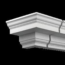 Фасадная лепнина внешний угол 4.32.111 Европласт