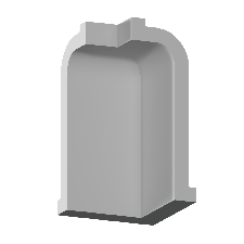 Интерьерная лепнина угловой элемент 1.52.819 Европласт