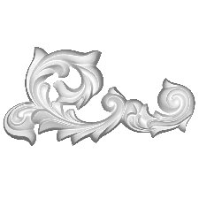 Интерьерная лепнина орнамент 1.60.123 Европласт