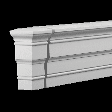 Фасадная лепнина торцевой элемент 4.34.332 Европласт