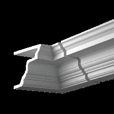 Фасадная лепнина внутренний угол 4.31.321 Европласт