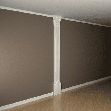 Интерьерная лепнина пилястра 1.20.303 Европласт