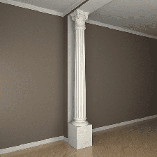 Интерьерная лепнина колонна 1.30.303 Европласт
