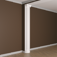 Интерьерная лепнина полуколонна 1.10.208 Европласт