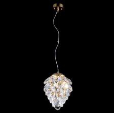 Подвесной светильник Crystal Lux Charme Charme SP1+1 Led Gold/Transparent
