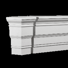 Фасадная лепнина торцевой элемент 4.04.332 Европласт