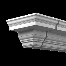 Фасадная лепнина торцевой элемент 4.31.331 Европласт