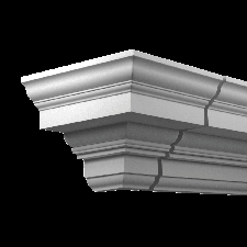 Фасадная лепнина внешний угол 4.01.211 Европласт