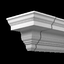 Фасадная лепнина торцевой элемент 4.01.331 Европласт