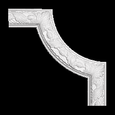 Интерьерная лепнина угловой элемент 1.52.348 Европласт