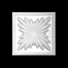 Интерьерная лепнина квадрат 1.54.013 1.54.013.2 Европласт