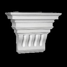Фасадная лепнина кронштейн-пьедестал 4.83.302 Европласт