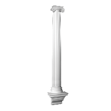 Фасадная лепнина полуколонна 4.10.204 Европласт