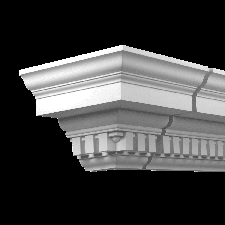 Фасадная лепнина внешний угол 4.01.212 Европласт