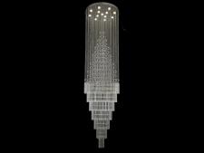 Каскадные newport 8200 8216/300 , люстра, chrome сlear crystal d80*h300 cm gu10 16*50w