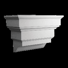 Фасадная лепнина кронштейн-пьедестал 4.83.101 Европласт