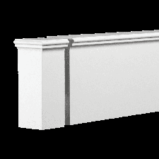 Фасадная лепнина торцевой элемент 4.03.332 Европласт