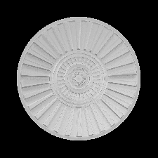 Интерьерная лепнина розетка 1.56.801 Европласт