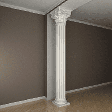 Фасадная лепнина колонна 4.30.307 Европласт