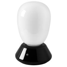 Декоративные настольная лампа диммируемая 10w 3000k матовый/черный uovo iii lightstar 807917