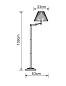 Торшер Arte Lamp CALIFORNIA A2872PN-1AB